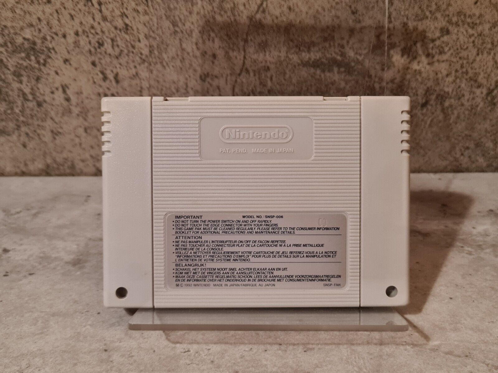 SNES Super Nintendo International Tennis Tour FAH Modul - T-Retro-Games 