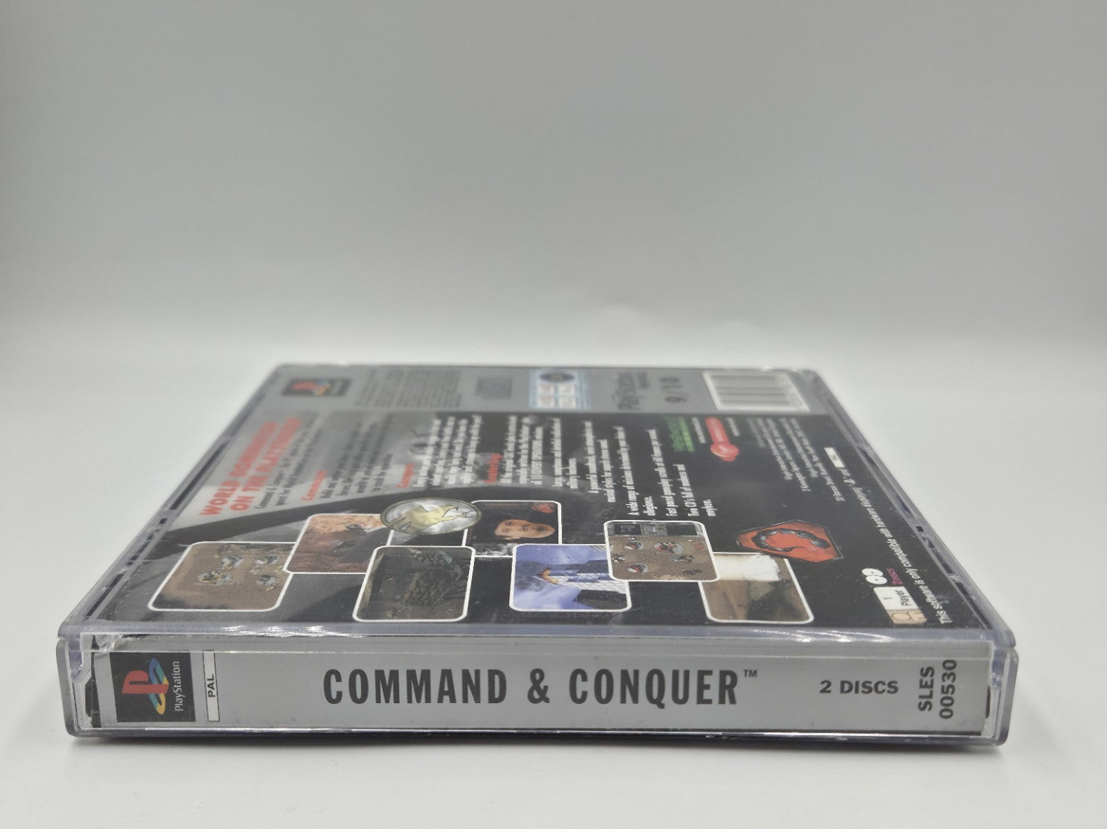 PS1 Playstation 1 Command & Conquer mit OVP und Anleitung Englisch 2 Discs 