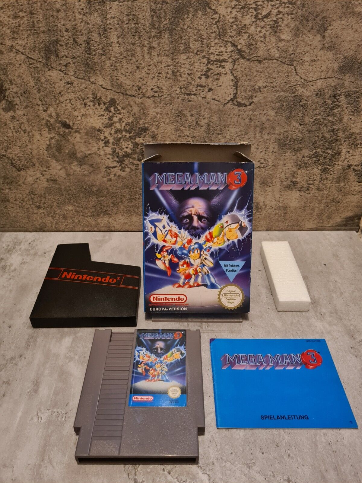 Nintendo NES Mega Man 3 mit OVP und Anleitung NOE - T-Retro-Games 