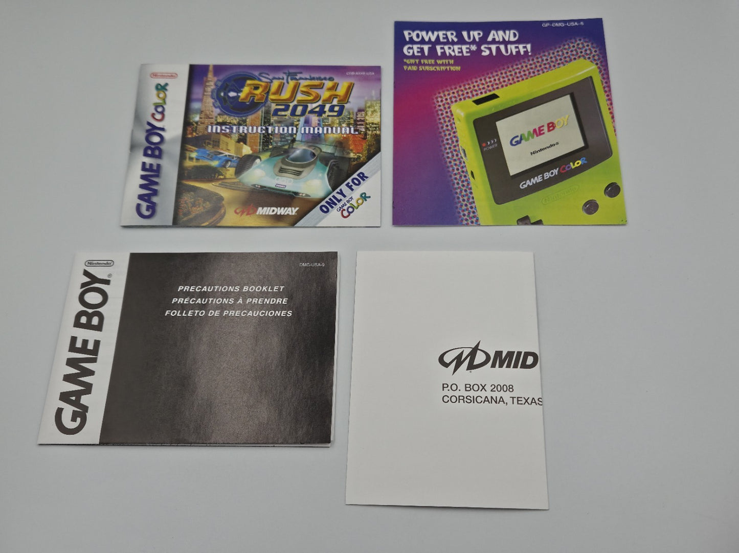 Nintendo Game Boy Color San Francisco Rush 2049 mit OVP und Anleitung USA