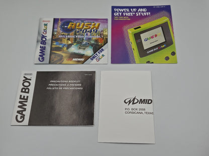 Nintendo Game Boy Color San Francisco Rush 2049 mit OVP und Anleitung USA