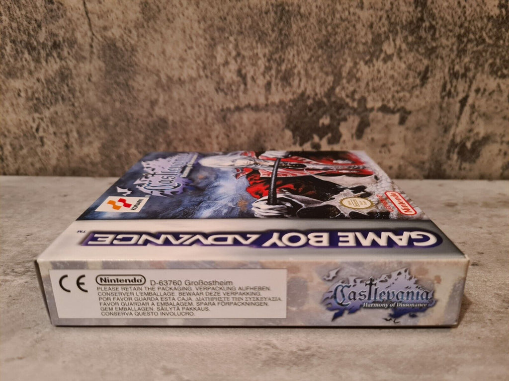 Gameboy Advance Castlevania Harmony of Dissonance+ OVP+Anleitung + Poster EUR - T-Retro-Games 