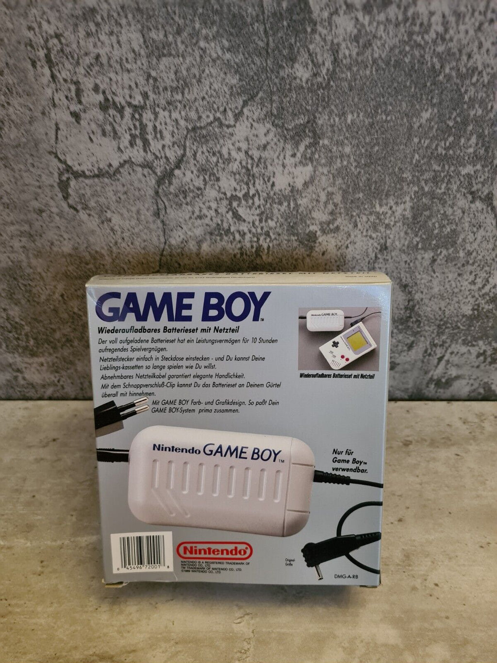 Game Boy Classic Wiederaufladbares Batterieset Leer OVP Empty Box - T-Retro-Games 