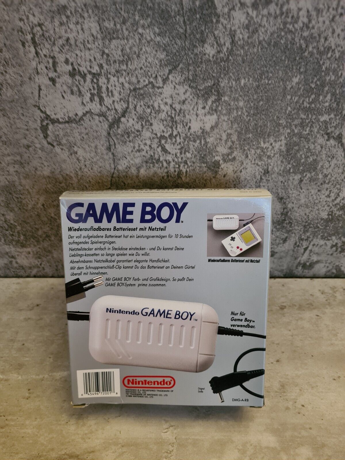 Game Boy Classic Wiederaufladbares Batterieset Leer OVP Empty Box - T-Retro-Games 