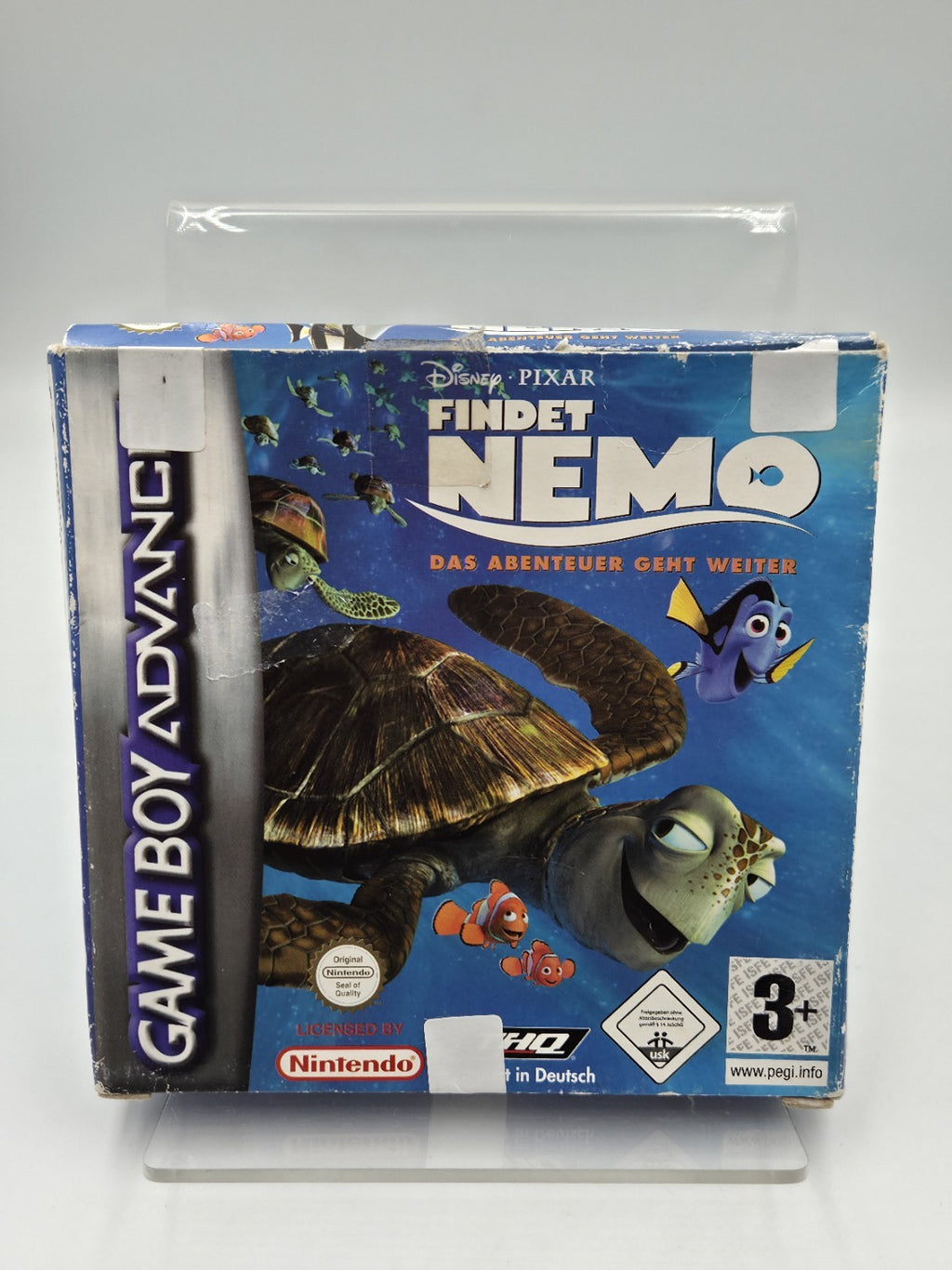 Game Boy Advance Findet Nemo Das Abenteuer Geht Weiter + OVP und Anleitung NOE