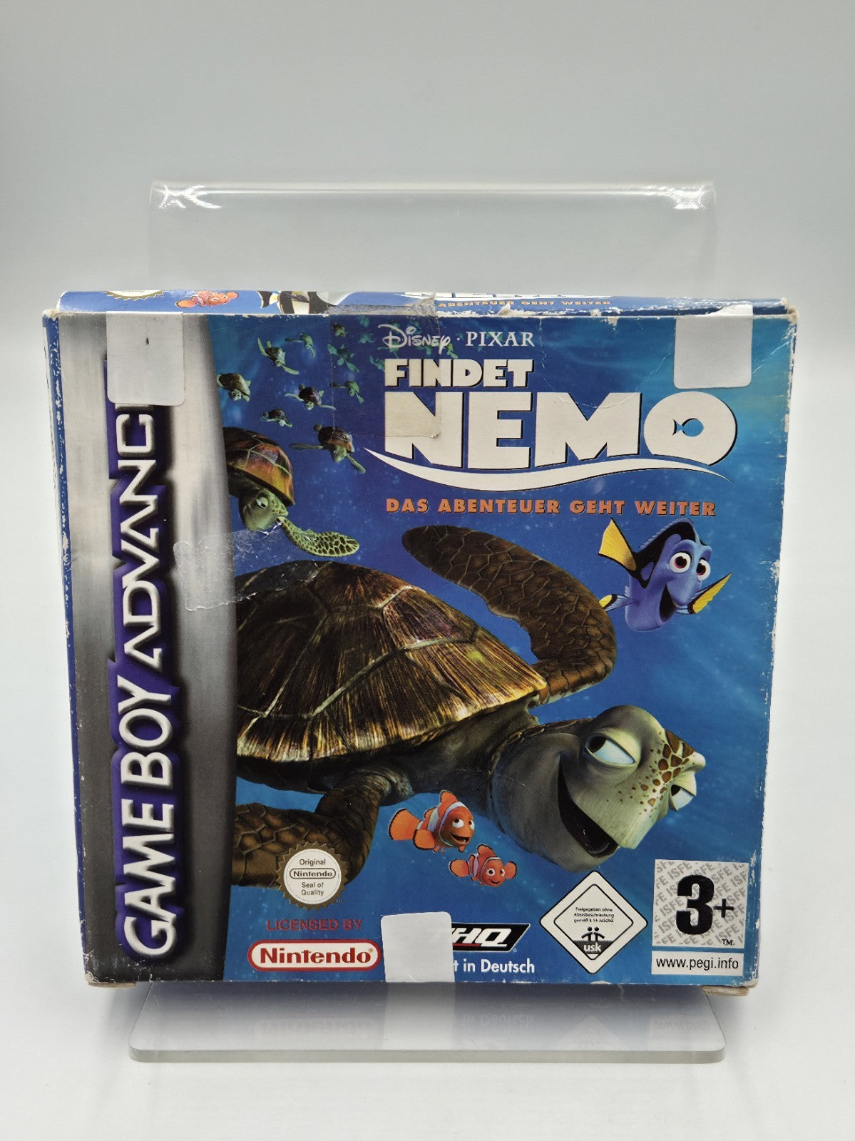 Game Boy Advance Findet Nemo Das Abenteuer Geht Weiter + OVP und Anleitung NOE