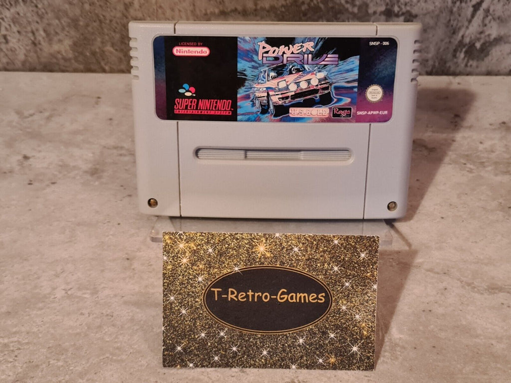SNES Super Nintendo Power Drive Modul EUR - T-Retro-Games 