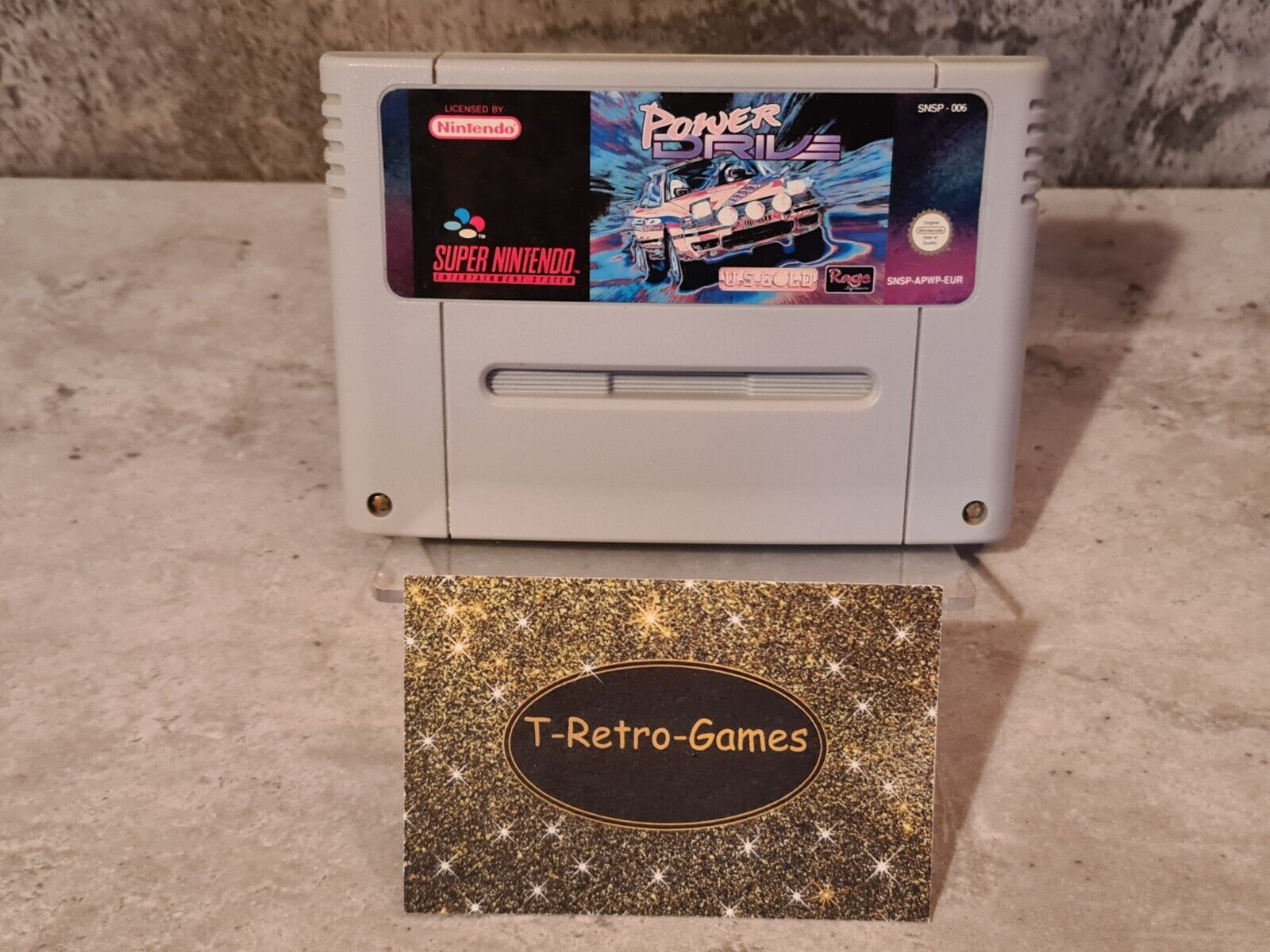 SNES Super Nintendo Power Drive Modul EUR - T-Retro-Games 