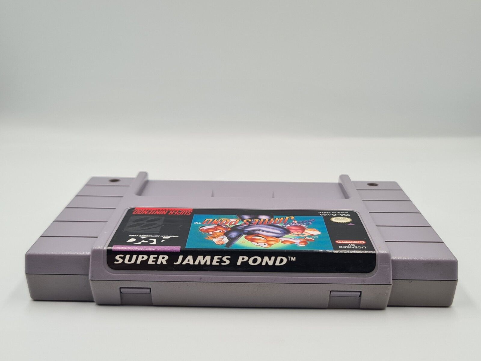 SNES Super Nintendo Super James Pond NTSC USA Modul - T-Retro-Games 