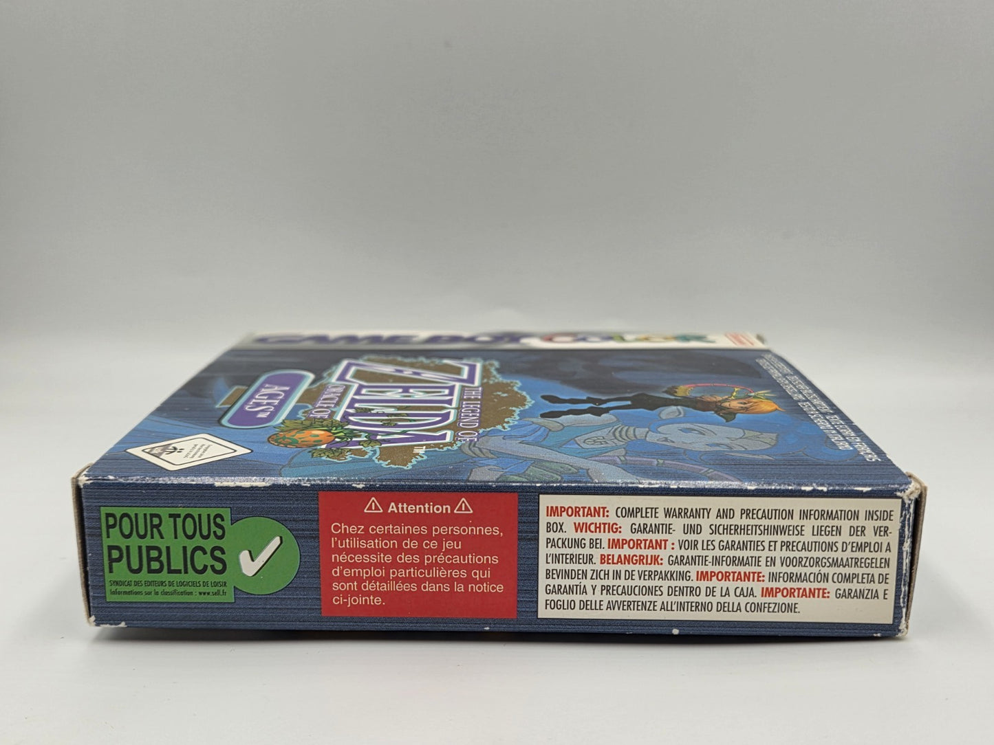 Game Boy Color The Legend of Zelda Oracle of Ages mit OVP und Anleitung EUR