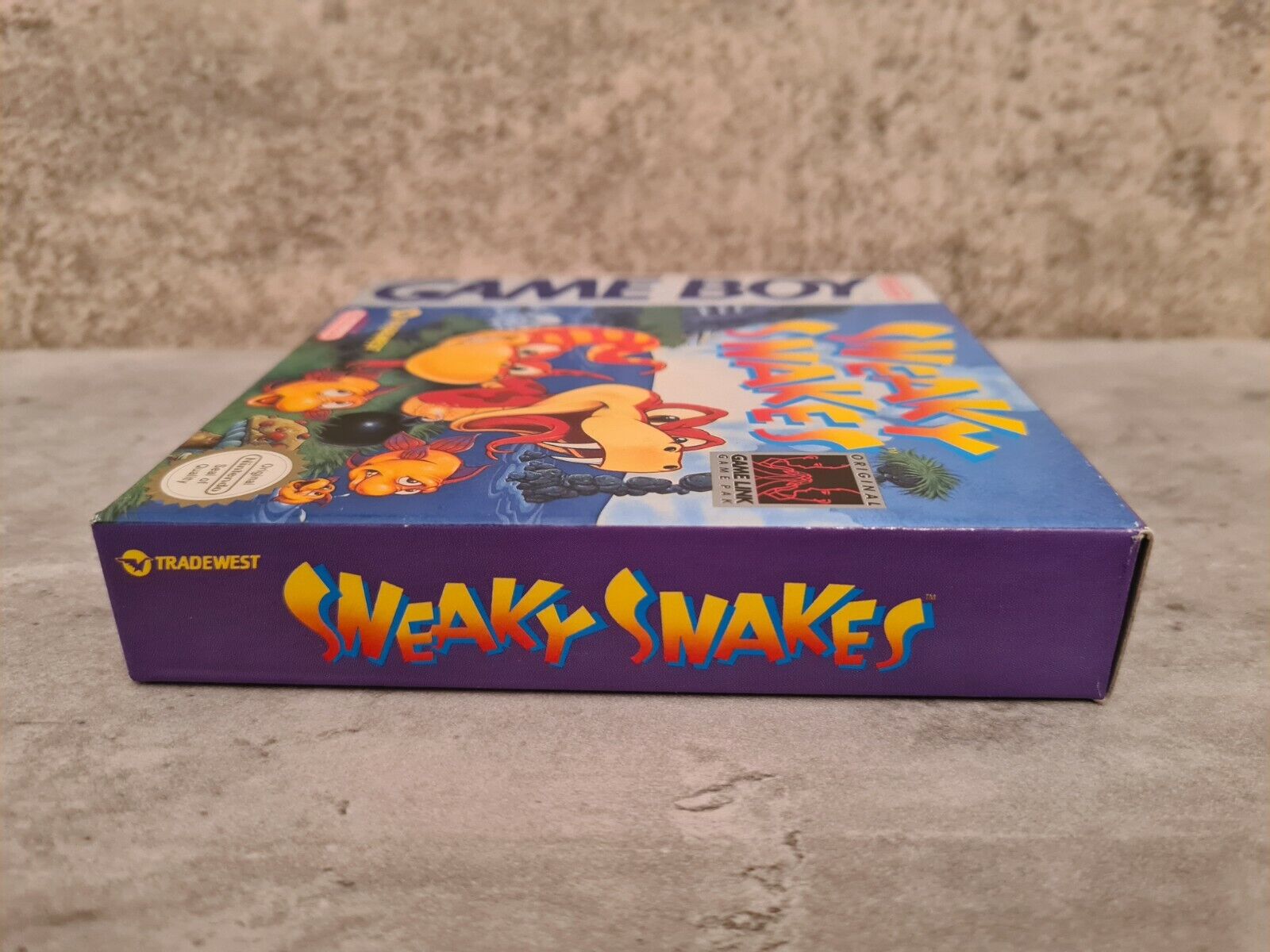 Nintendo Game Boy Classic Sneaky Snakes mit OVP und Anleitung SCN - T-Retro-Games 
