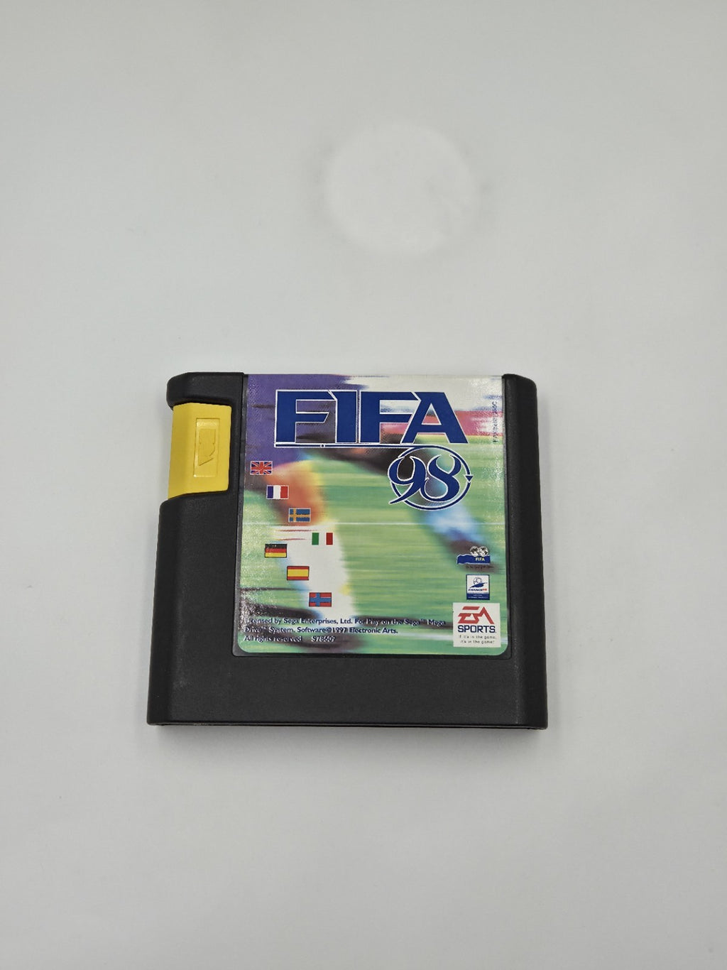 Sega Mega Drive Spiel Fifa Rumbo Al Mundial 98 mit OVP und Anleitung ESP
