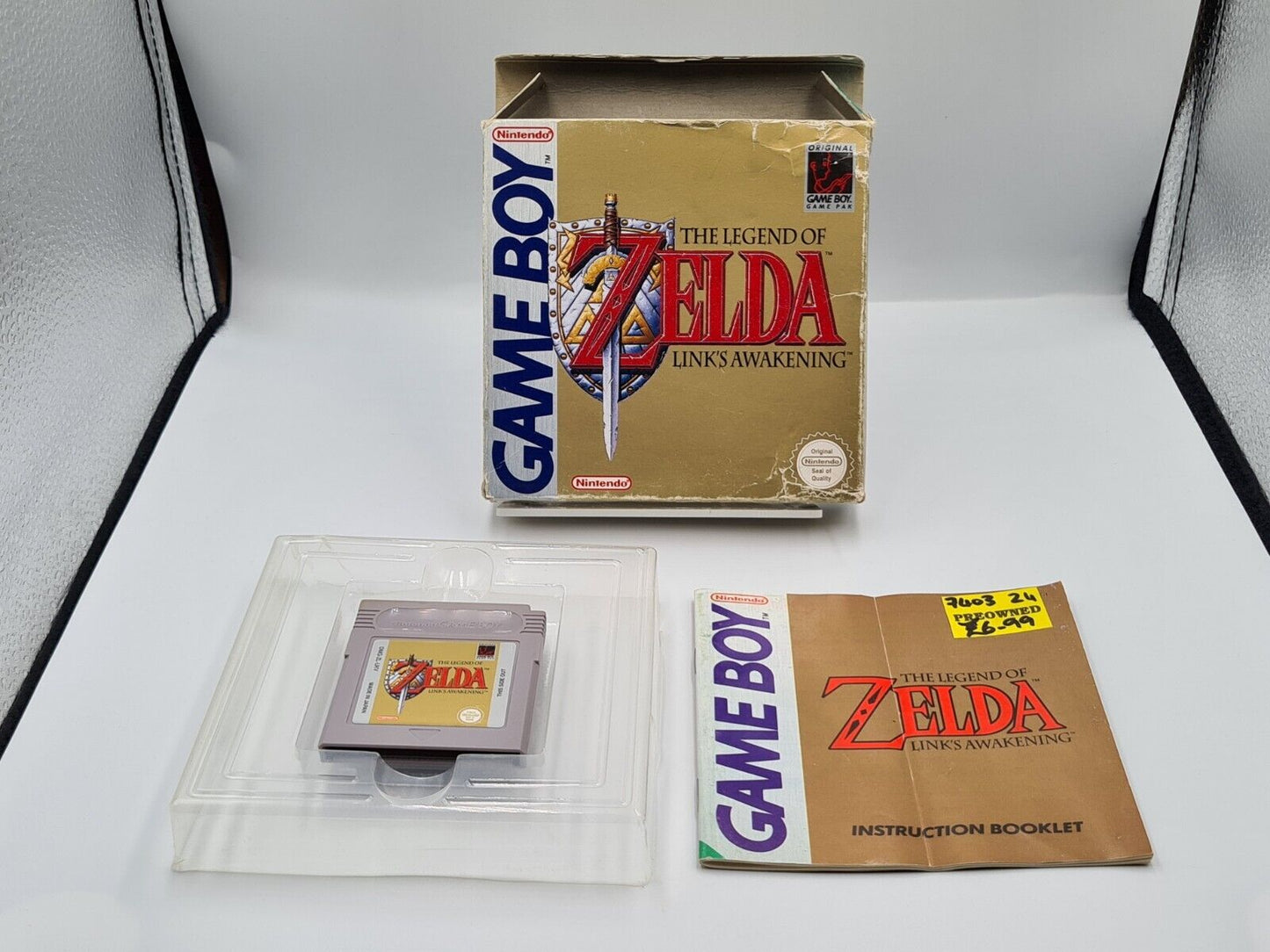 Nintendo Game Boy The Legend of Zelda Link's Awakening mit OVP und Anleitung UKV - T-Retro-Games 