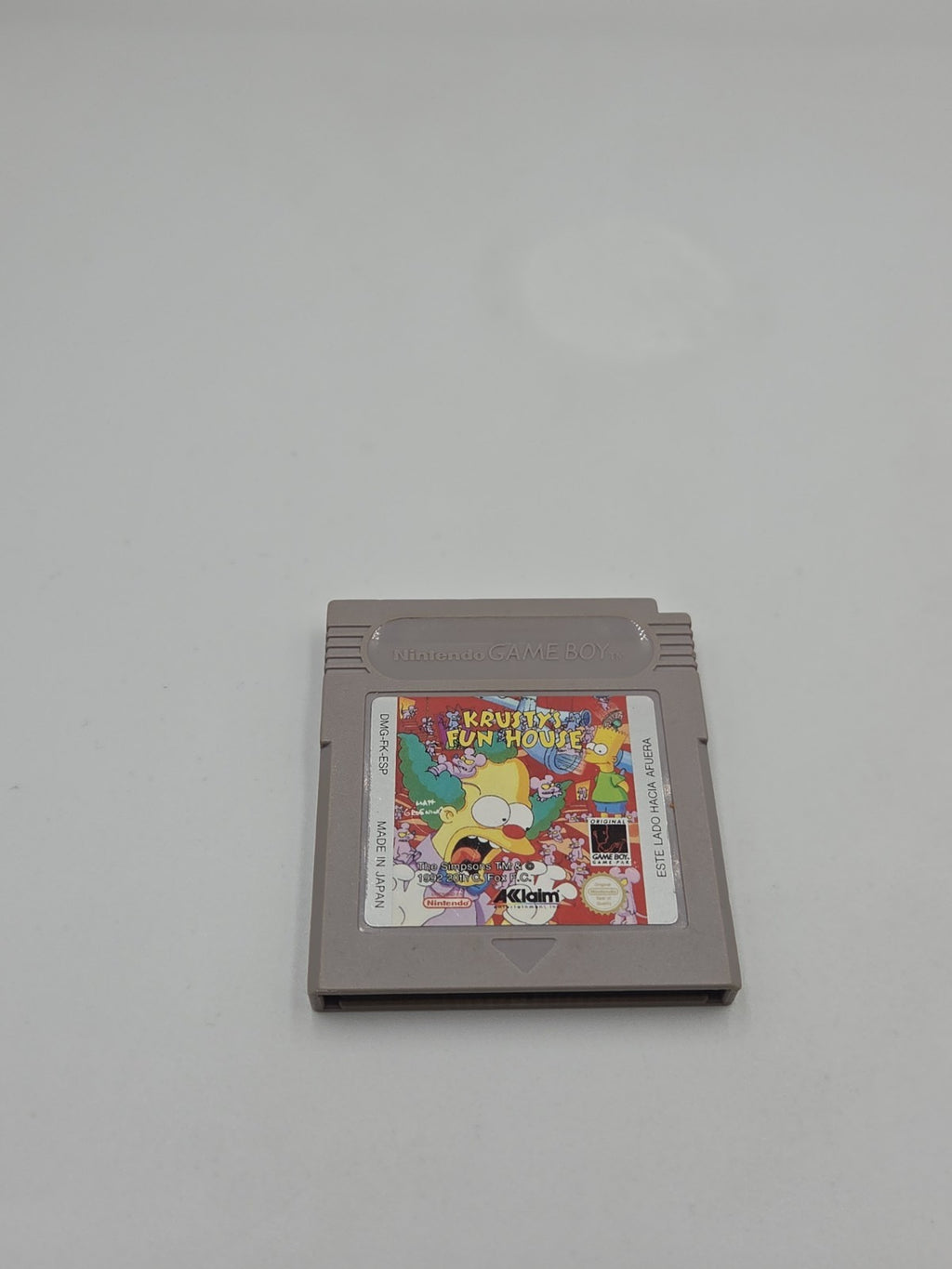 Nintendo Game Boy Classic Spiel Krusty's Fun House Modul ESP
