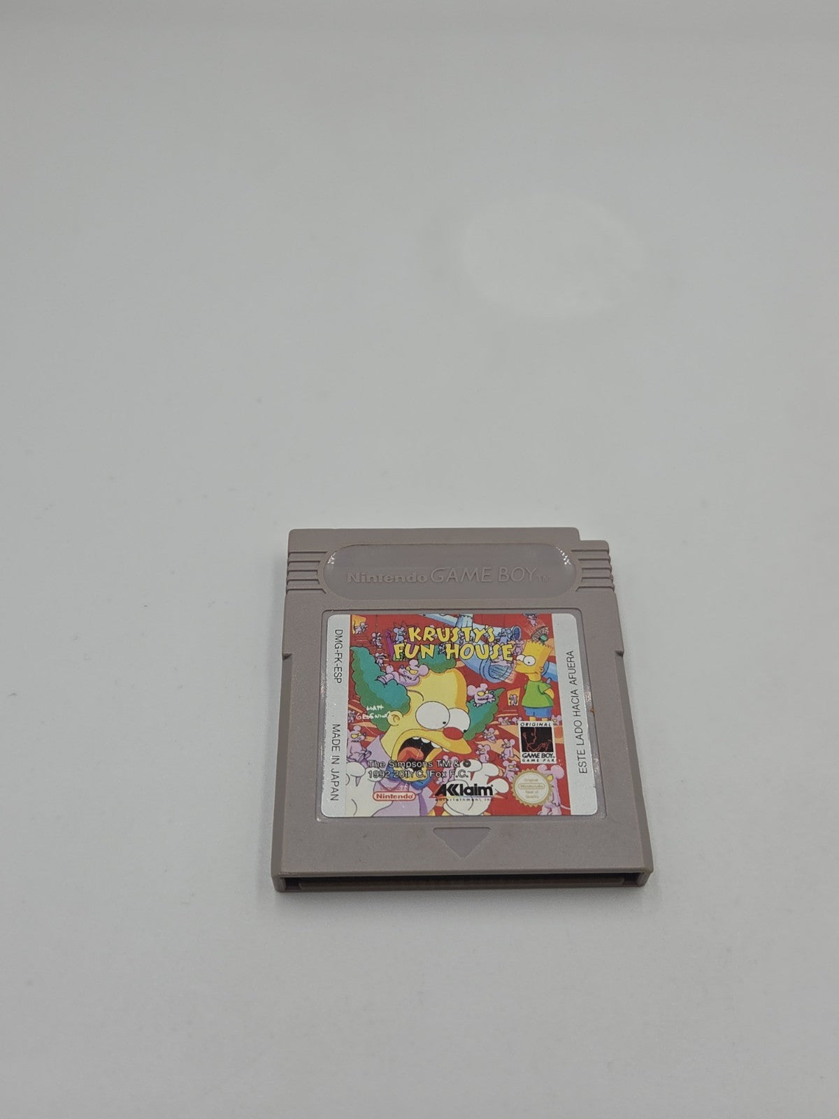 Nintendo Game Boy Classic Spiel Krusty's Fun House Modul ESP