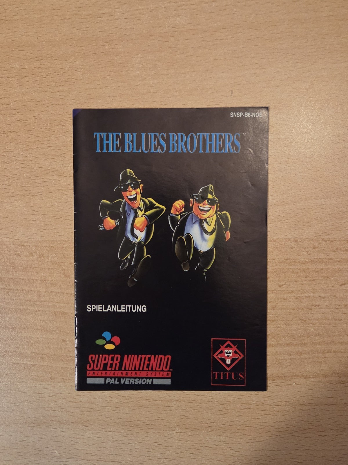 SNES Super Nintendo The Blues Brothers Spielanleitung Instruction Booklet NOE