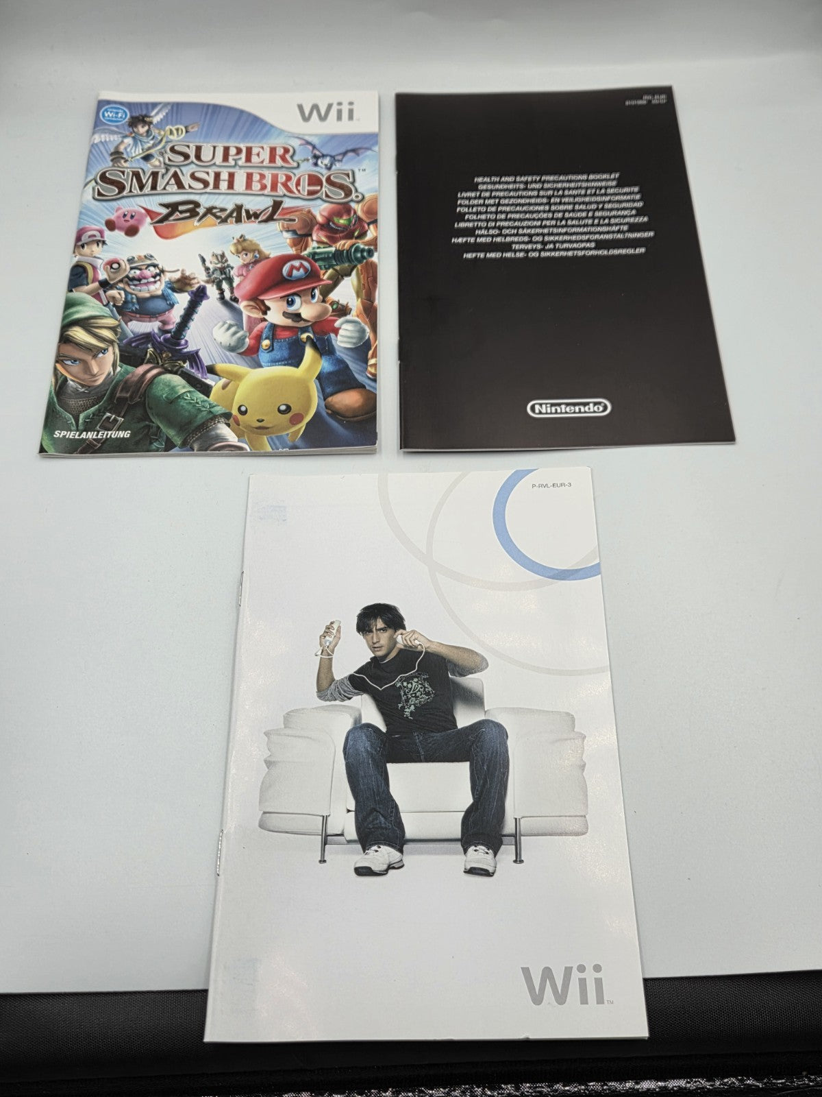 Nintendo Wii Spiel Super Smash Bros. Brawl mit OVP und Anleitung NOE