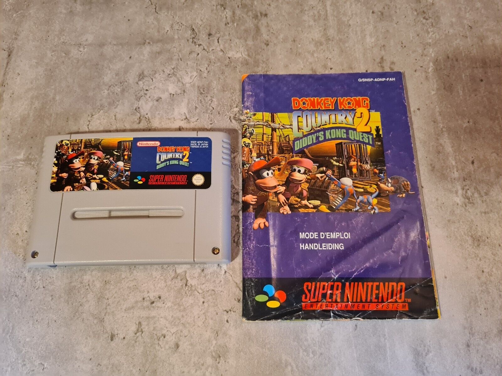 Super Nintendo Donkey Kong Country 2 Diddy's Kong Quest + OVP + Anleitung FAH - T-Retro-Games 