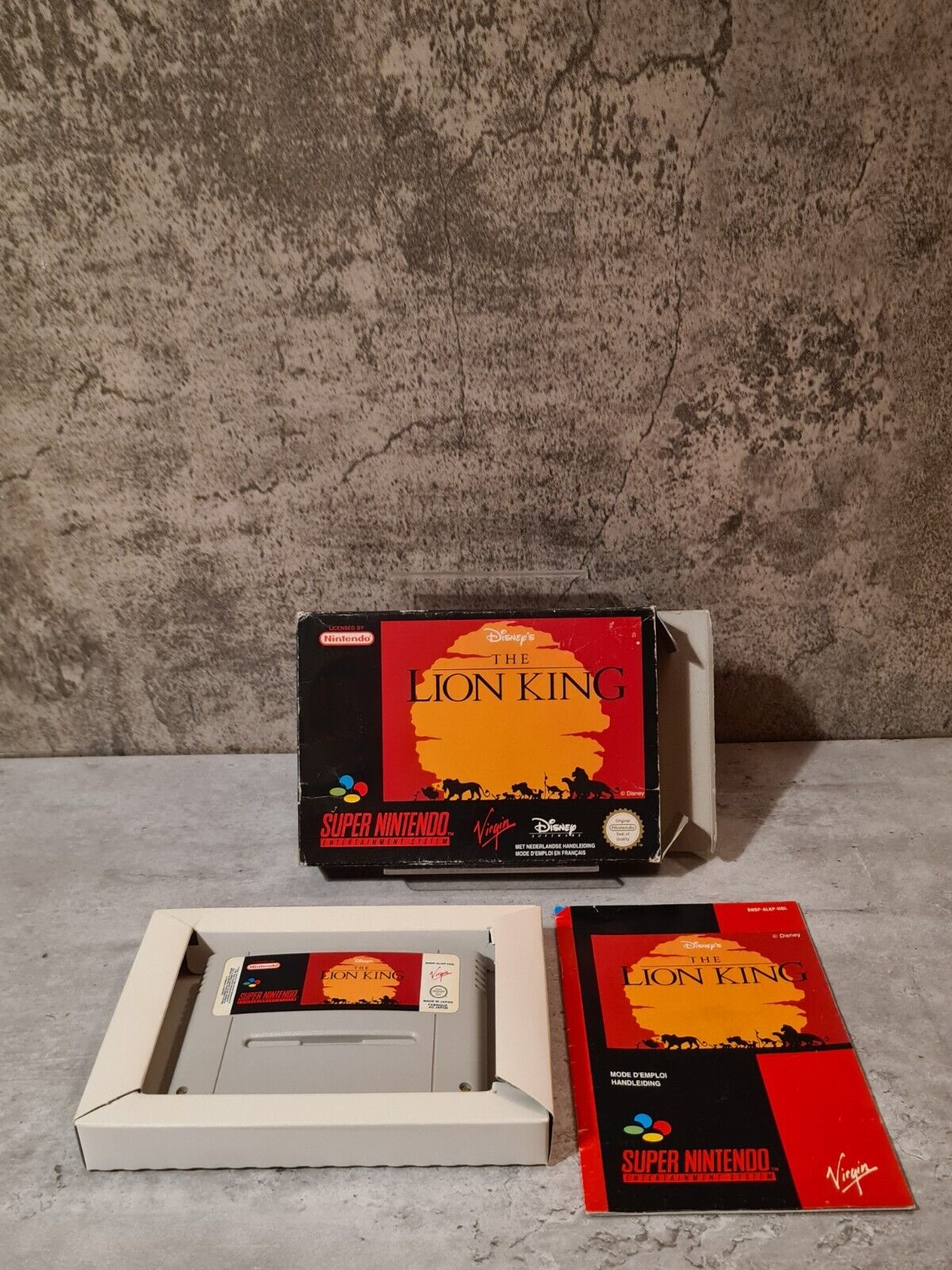 SNES Super Nintendo Disney's The Lion King mit OVP und Anleitung HOL - T-Retro-Games 