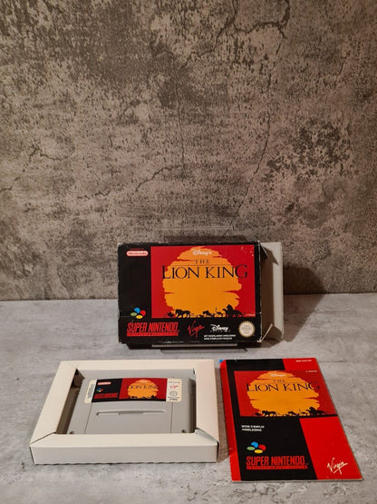 SNES Super Nintendo Disney's The Lion King mit OVP und Anleitung HOL - T-Retro-Games 