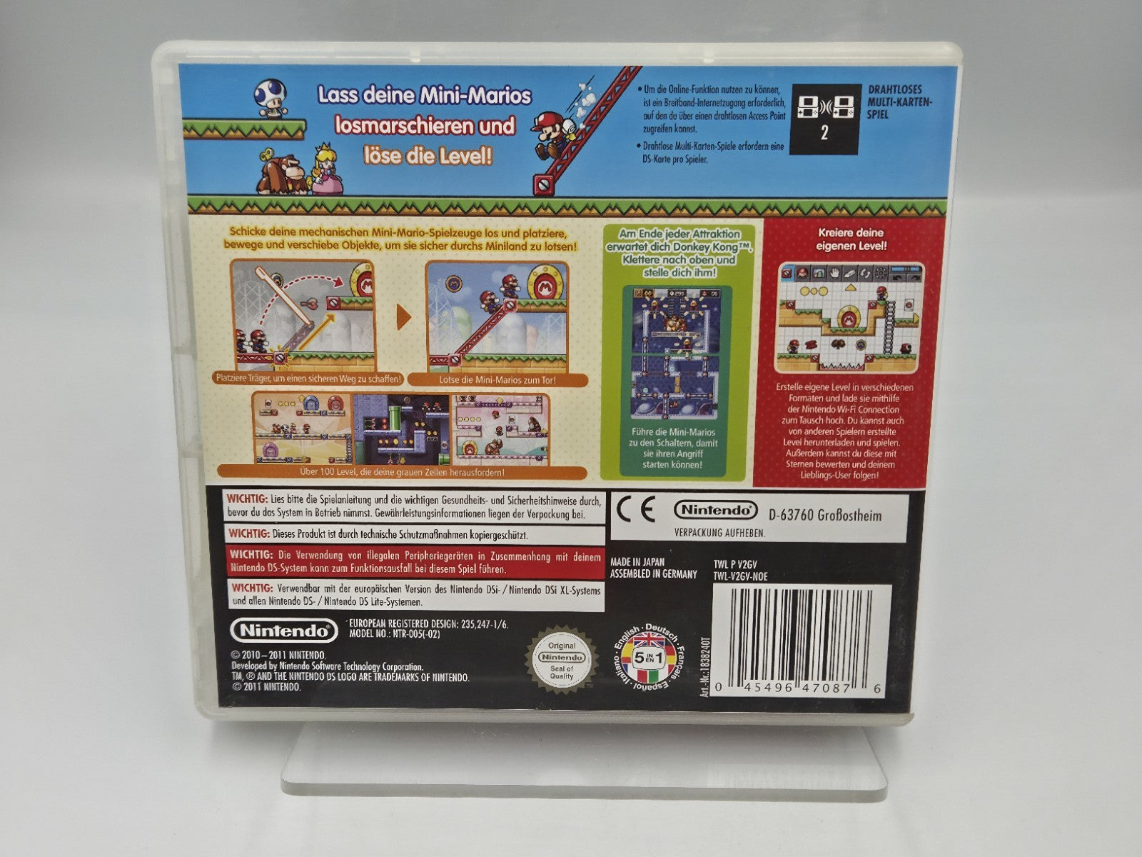 Nintendo DS Spiel Mario vs. Donkey Kong mit OVP und Anleitung NOE