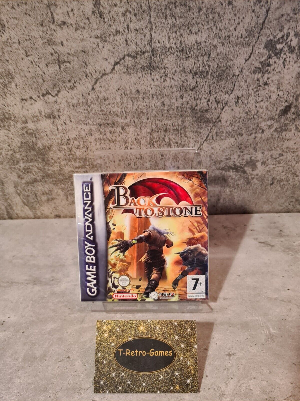 Game Boy Advance Back to Stone EUR Sealed Neu - T-Retro-Games 