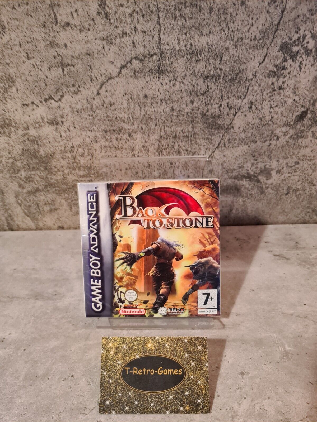 Game Boy Advance Back to Stone EUR Sealed Neu - T-Retro-Games 