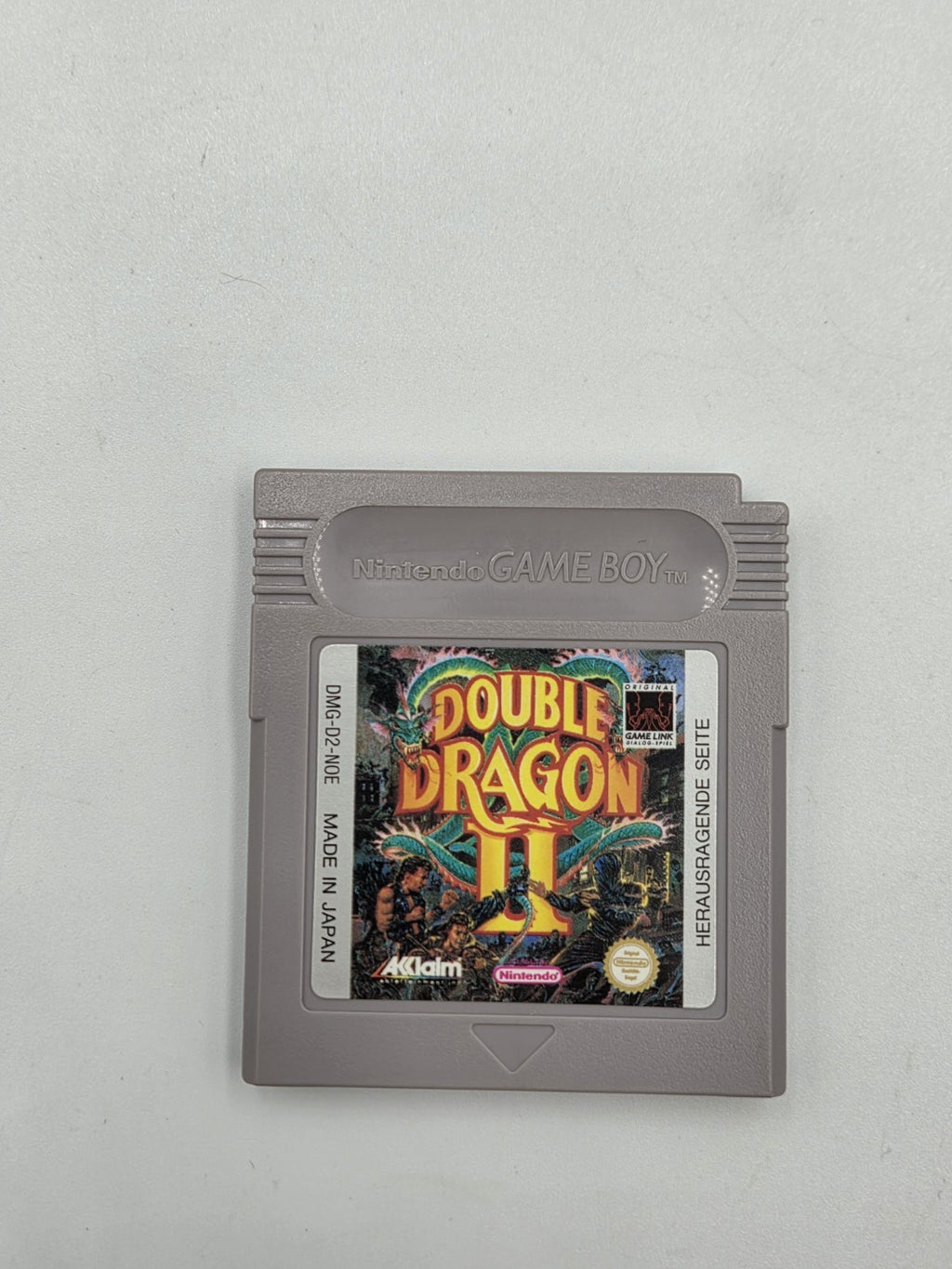 Nintendo Game Boy Classic Double Dragon II mit OVP und Anleitung NOE - T-Retro-Games 