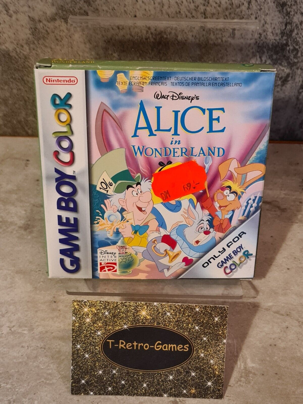 Nintendo Game Boy Color Alice in Wonderland mit OVP und Anleitung EUR - T-Retro-Games 