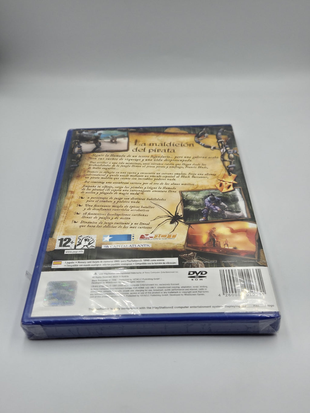 PS2 Playstation 2 Spiel Black Bucaneer Sealed Neu New ESP Espanol