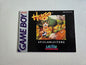 Nintendo Game Boy Classic Hugo Spielanleitung Instruction Booklet NOE