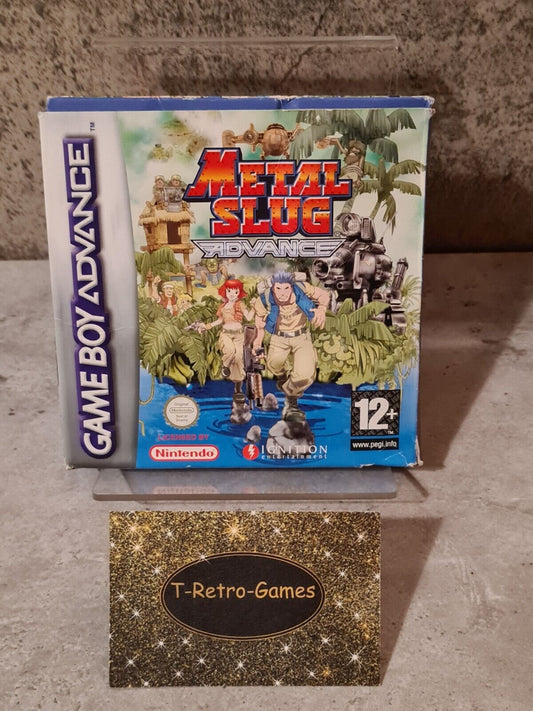 Nintendo Game Boy Advance Metal Slug Advance mit OVP und Anleitung UKV - T-Retro-Games 