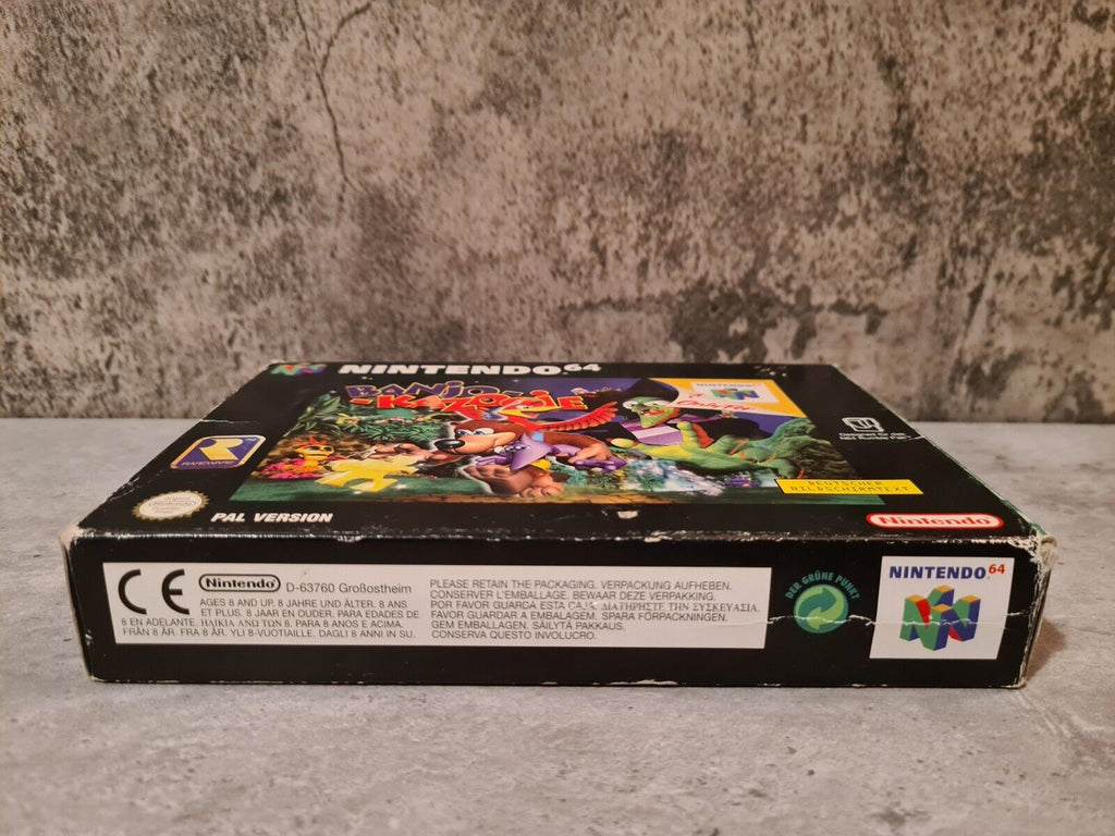 N64 Nintendo 64 Banjo Kazooie mit OVP und Anleitung NOE - T-Retro-Games 