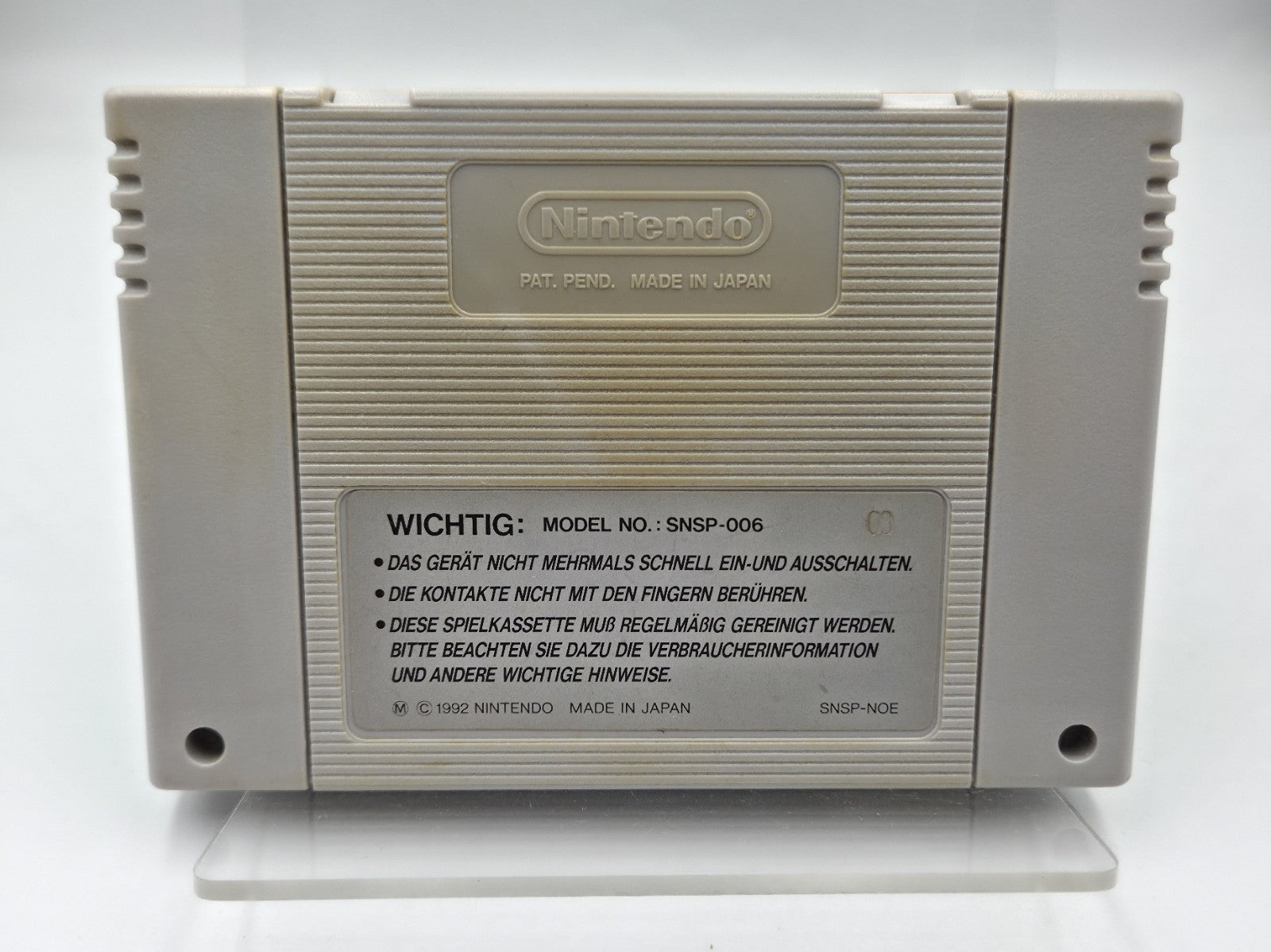 SNES Super Nintendo Spiel Fifa International Soccer Modul NOE