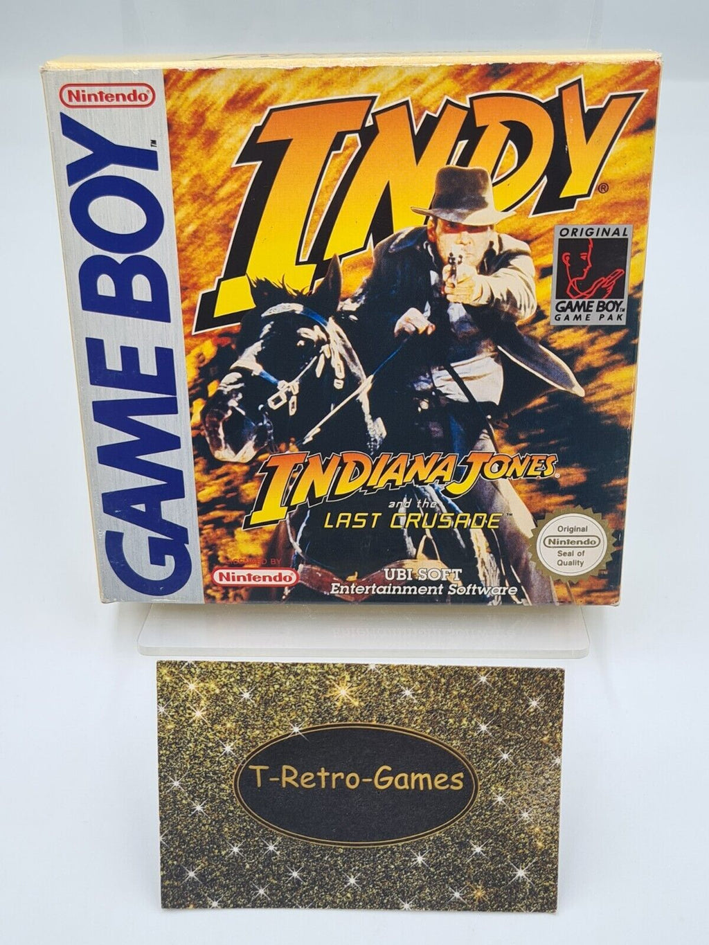 Game Boy Classic Indiana Jones and the Last Crusade mit OVP und Anleitung UKV - T-Retro-Games 