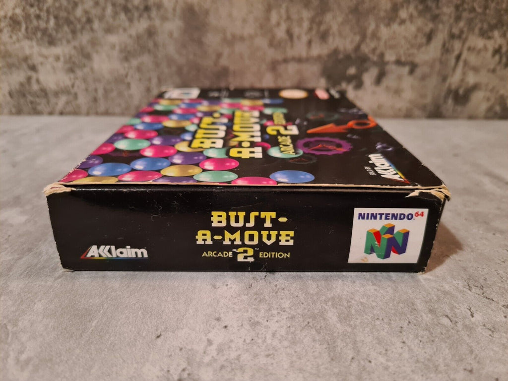 N64 Nintendo 64 Bust-A-Move 2 Arcade Edition mit OVP und Anleitung EUR - T-Retro-Games 