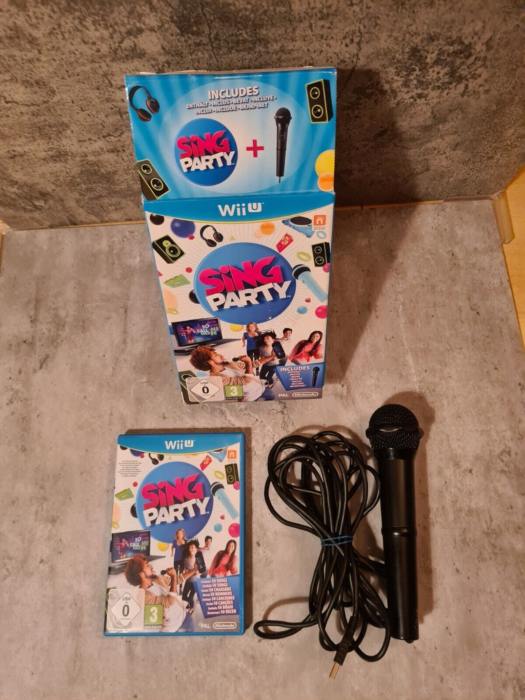 Nintendo Wii U Sing Party mit OVP und Anleitung + Mikrofon - T-Retro-Games 