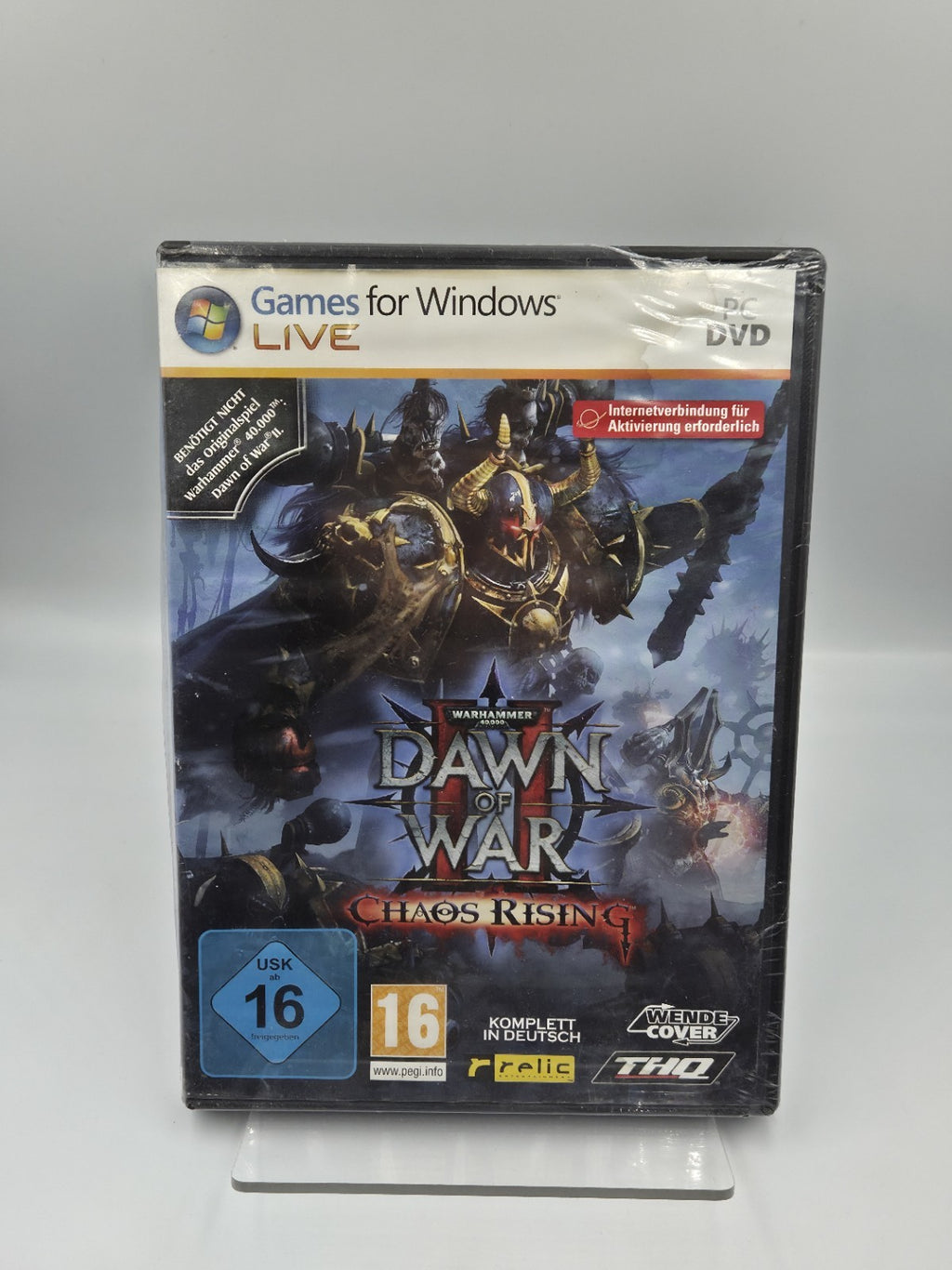 PC-CD Rom Spiel Warhammer 40.000 Dawn of War II Chaos Rising Neu New Sealed