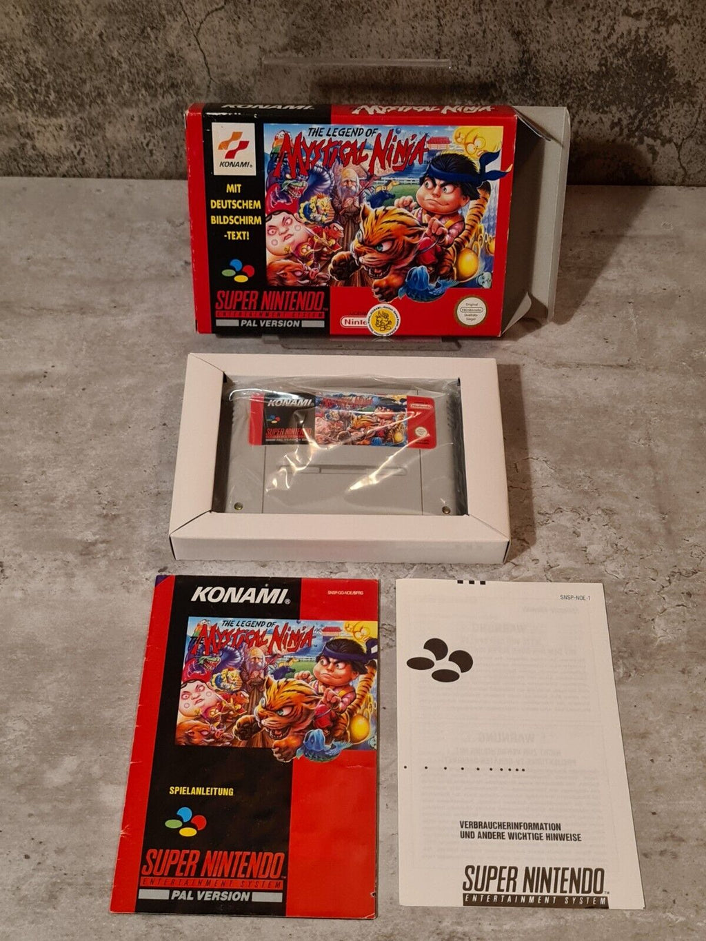 Super Nintendo The Legend of The Mystical Ninja mit OVP und Anleitung NOE/SFRG - T-Retro-Games 