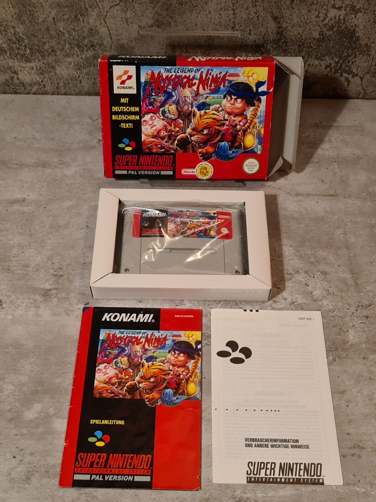 Super Nintendo The Legend of The Mystical Ninja mit OVP und Anleitung NOE/SFRG - T-Retro-Games 
