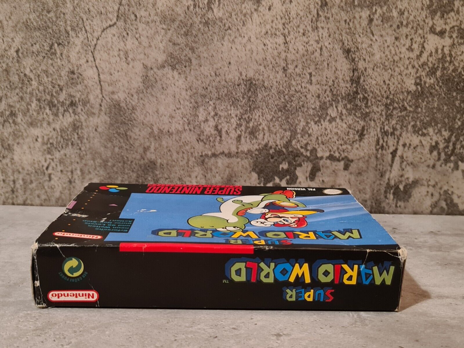 SNES Super Nintendo Super Mario World mit OVP und Anleitung NOE - T-Retro-Games 