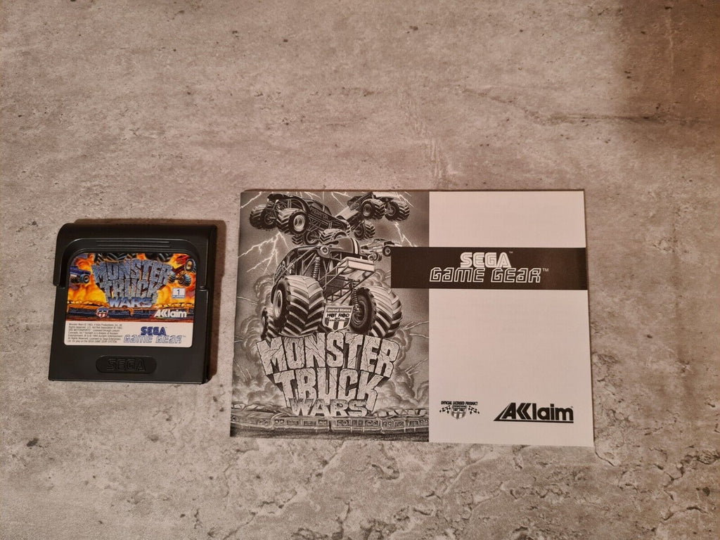 Sega Game Gear Monster Truck Wars mit OVP und Anleitung Multi Language - T-Retro-Games 