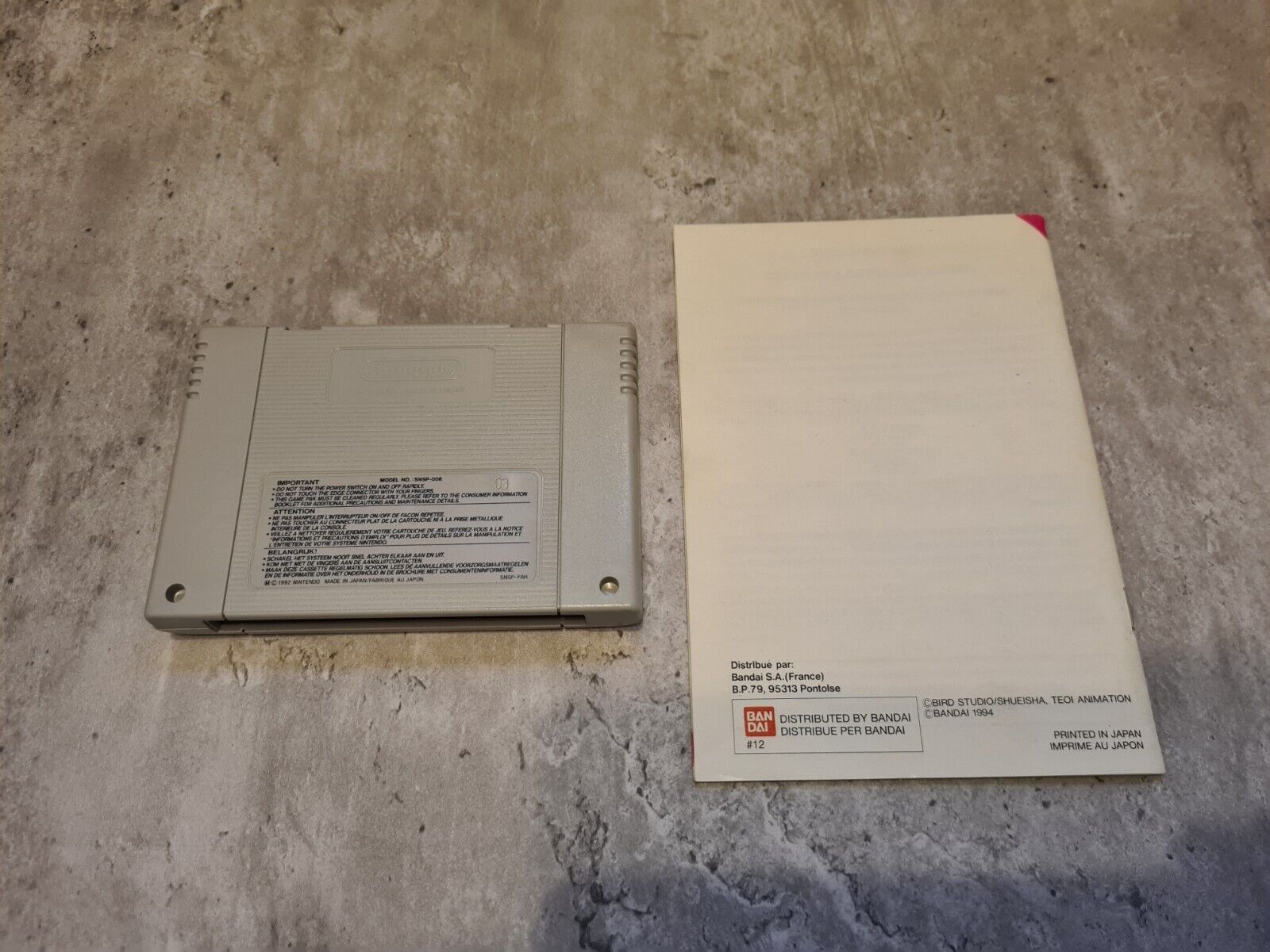 SNES Super Nintendo Dragon Ball Z Ultime Menace mit OVP und Anleitung FRA - T-Retro-Games 
