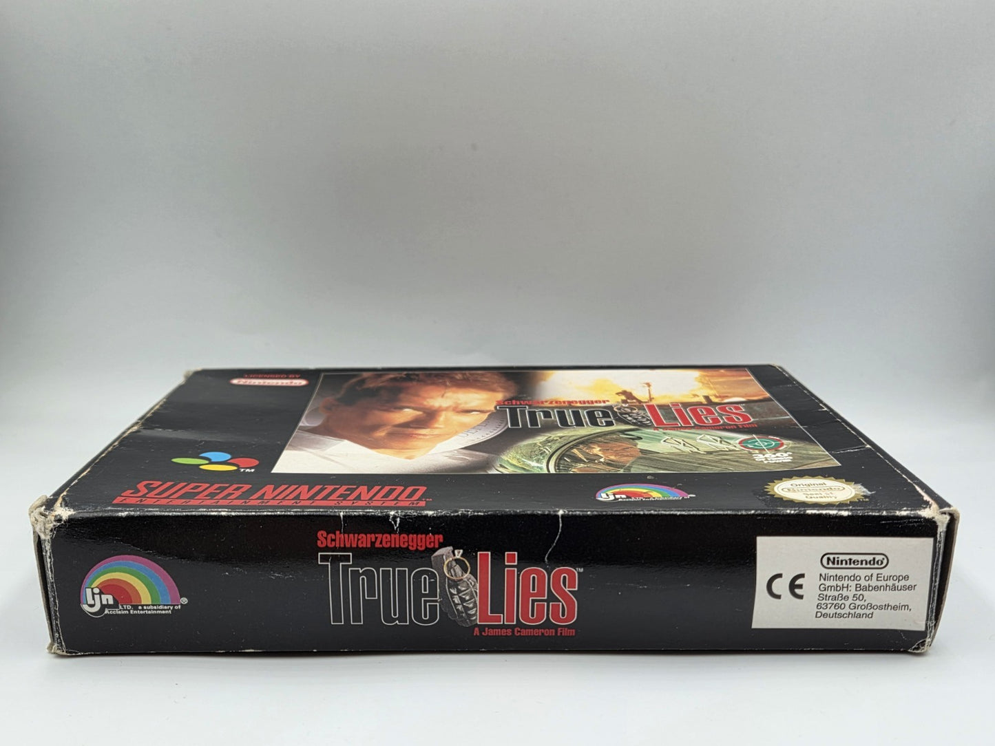 SNES Super Nintendo True Lies mit OVP und Anleitung NOE