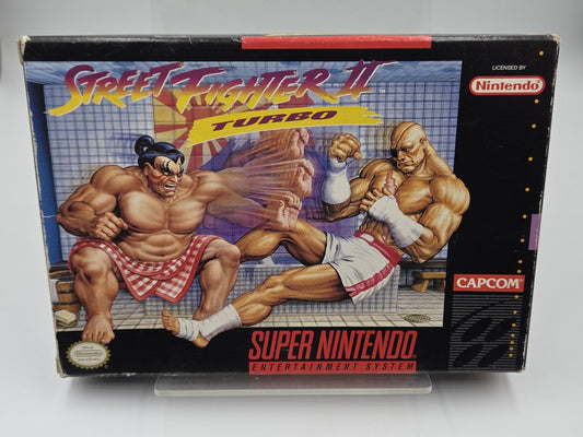 SNES Super Nintendo Spiel Street Fighter II Turbo mit OVP und Anleitung NTSC USA