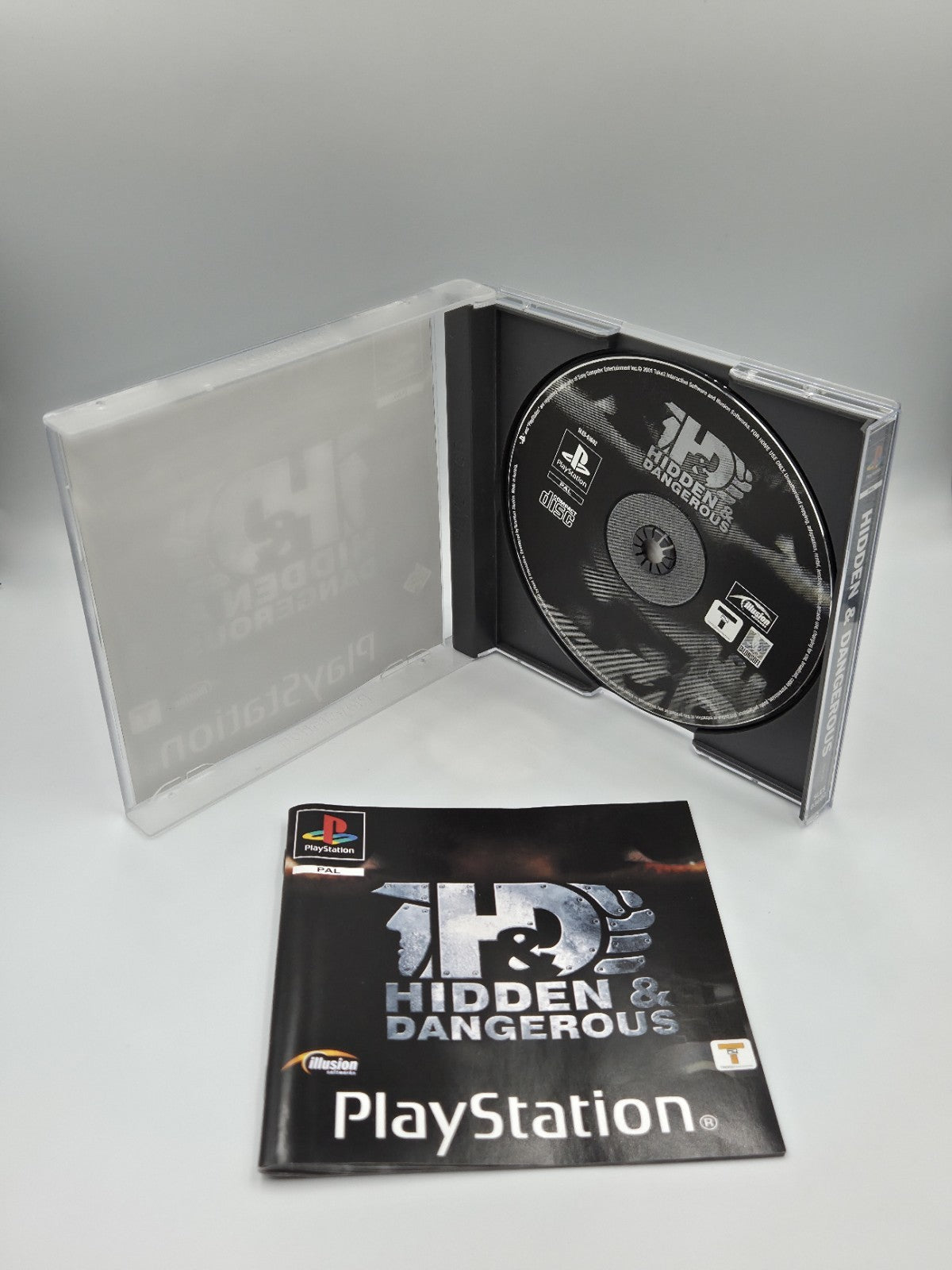 PS1 Playstation 1 Spiel Hidden & Dangerous mit OVP und Anleitung Deutsch