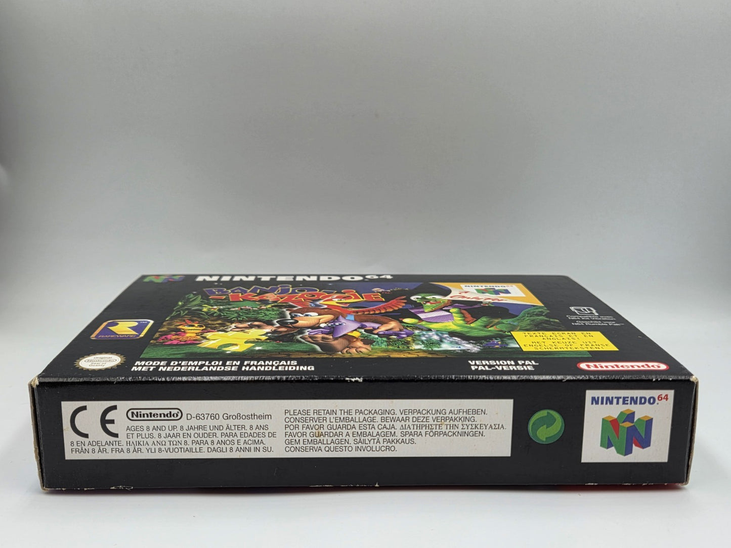 N64 Nintendo 64 Banjo Kazooie mit OVP und Anleitung FAH