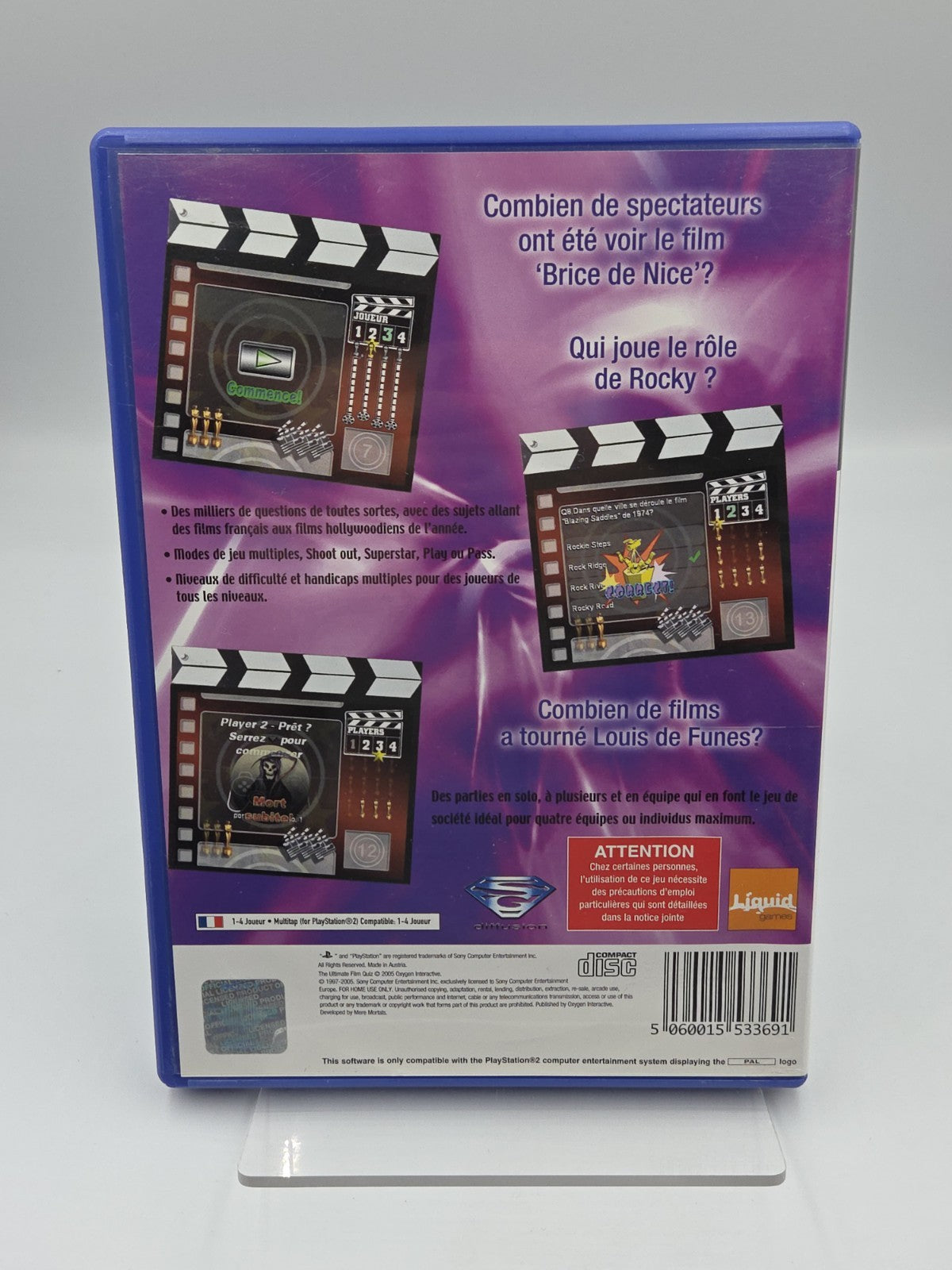 PS2 Playstation 2 Spiel Collection Quizz Cinema mit OVP und Anleitung 