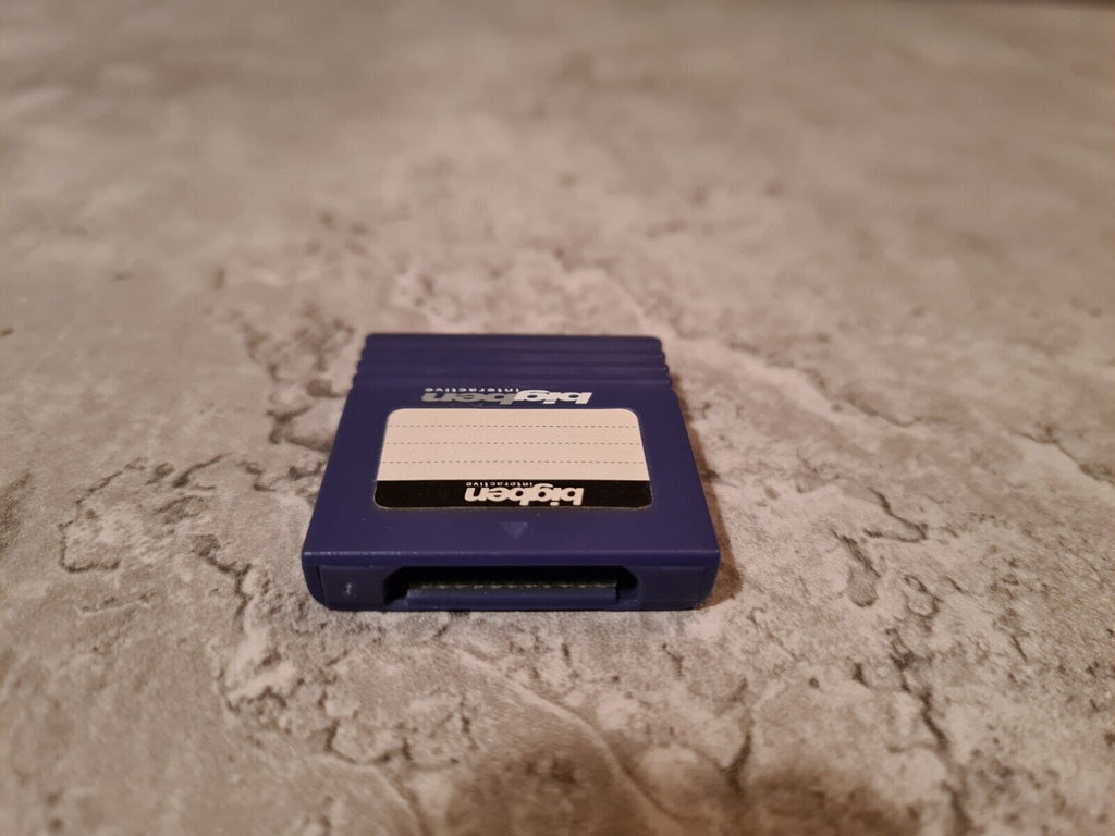 Nintendo Gamecube Memory Card 4 MB BigBen Lila Violett - T-Retro-Games 