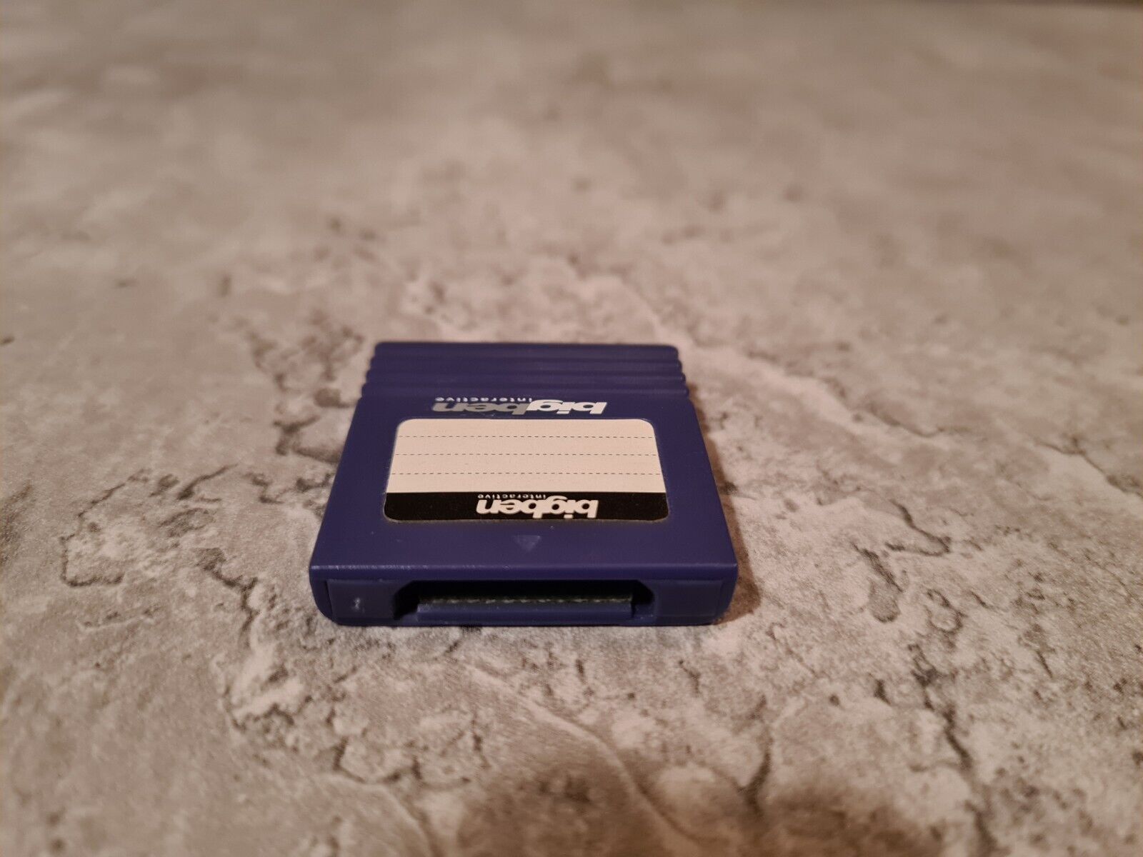 Nintendo Gamecube Memory Card 4 MB BigBen Lila Violett - T-Retro-Games 